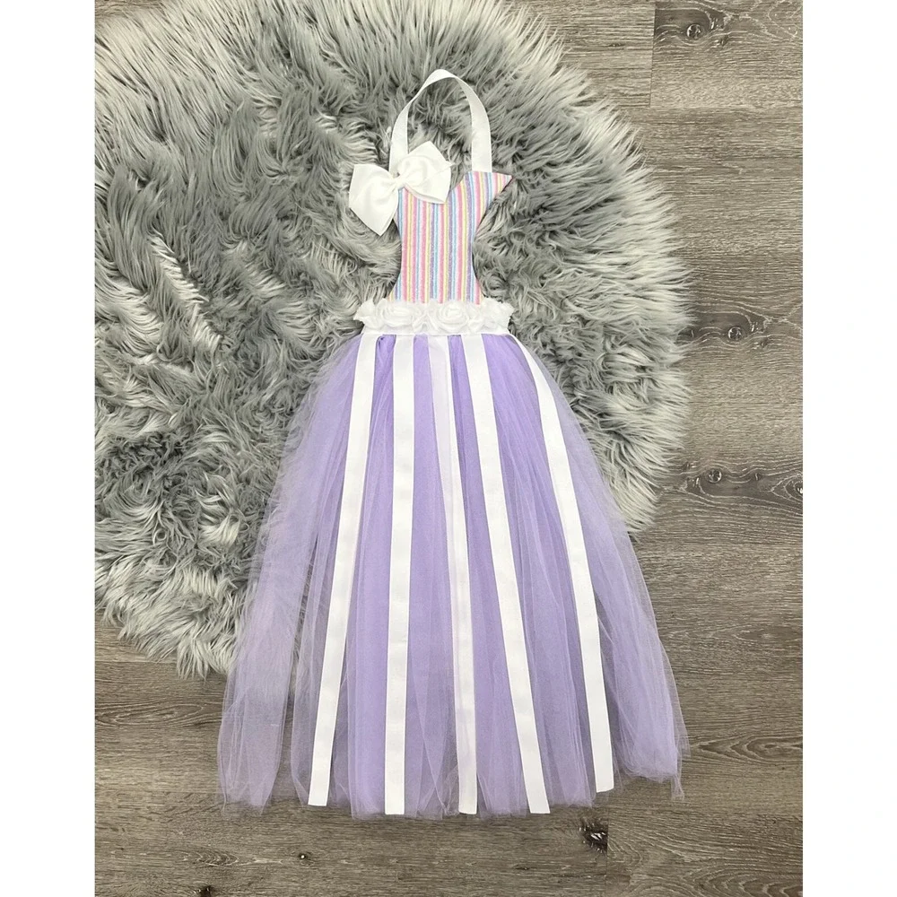 Handmade Tulle Dress Hair Clip‎ Holder Wall Decor